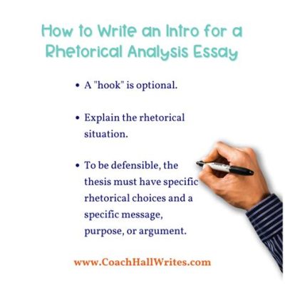 how do you begin a rhetorical analysis essay